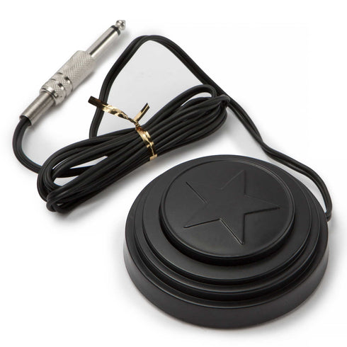 Round Star Tattoo Foot Pedal 360 Degree Switch with 5-ft Cord - Black